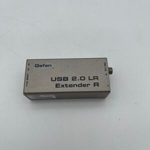 Gefen USB 2.0 LR Extender R Receiver Unit EXT-USB2.0-LR Grey Metallic CAT5 RJ45
